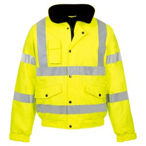 winter waterproof windproof warm hi vis bomber jacket