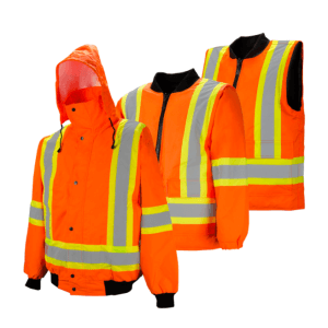 6 in 1 high vis winter workplace jacket hvj117
